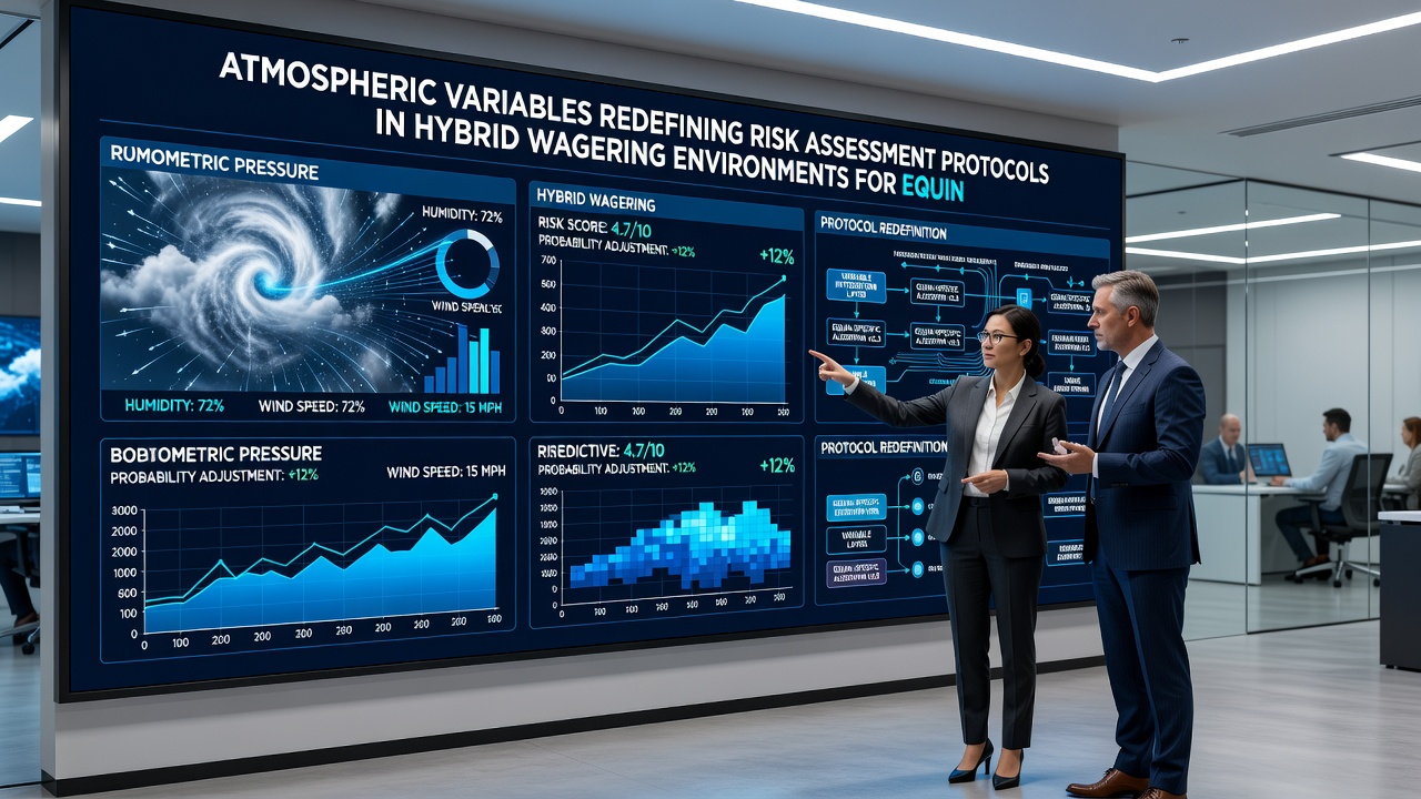 Hybrid wagering dashboard displaying atmospheric overlays on both horse racing and esports event interfaces