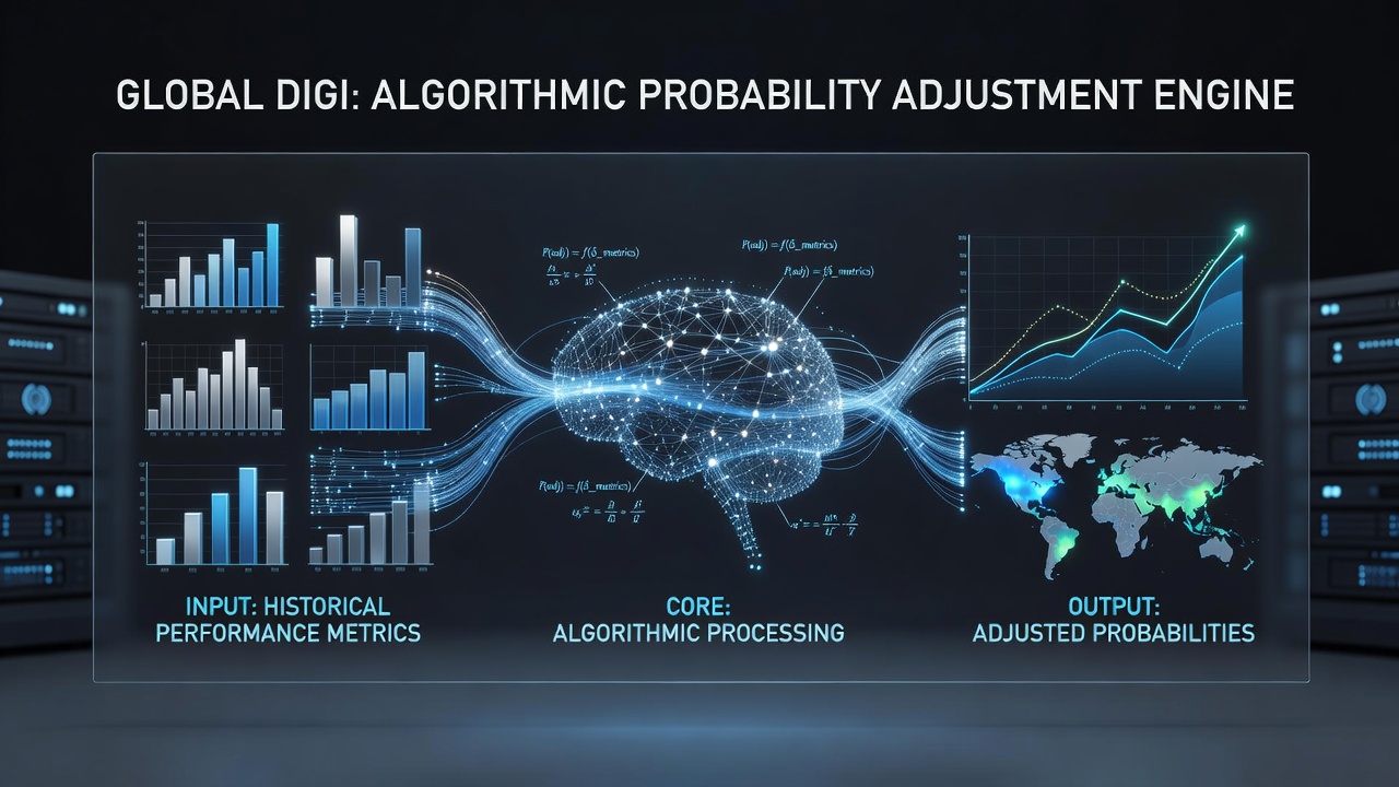 Visualization of probability curves updating based on historical esports combat data
